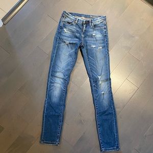 Blank NYC skinny distressed jeans size 26